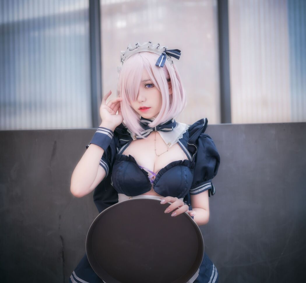 [Internet celebrity COSER photo] Taro Yuan Yuko SJ_ - Selfie of the black gun maid