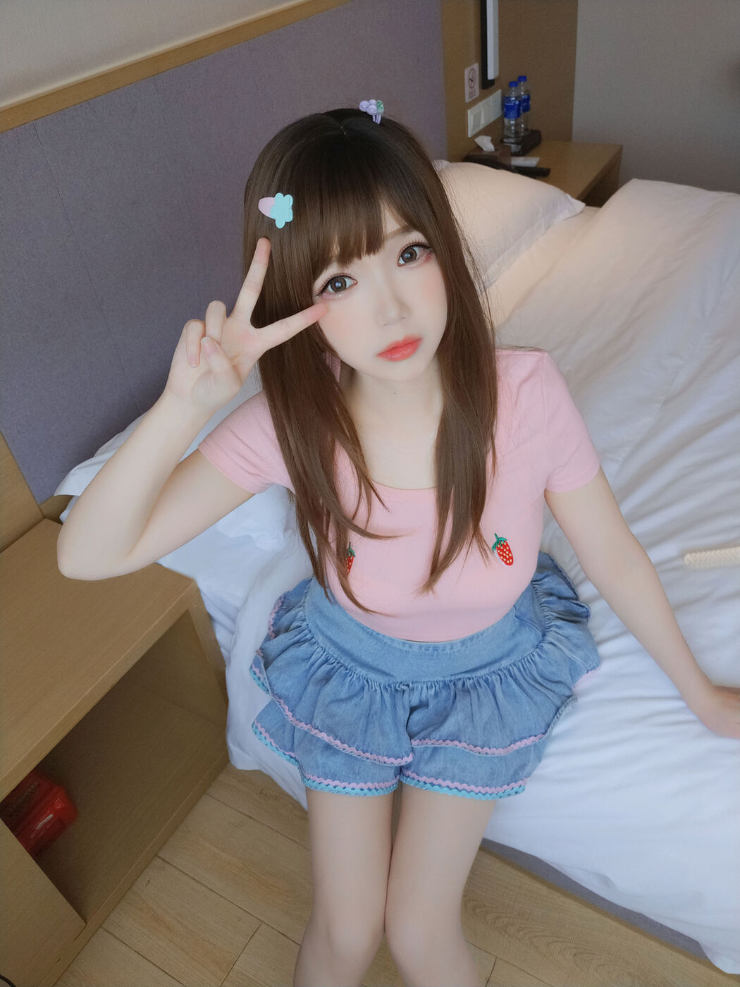 [Internet celebrity COSER photo] Anime blogger Xueqing Astra - short skirt sister
