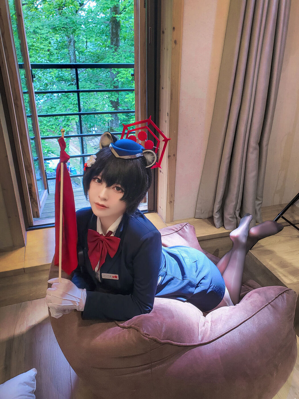 Coser@半半子 – ガイド春日ツバキ 自撮