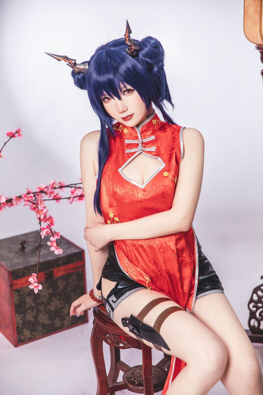 Coser@雪晴Astra – 明日方舟 陈 旗袍