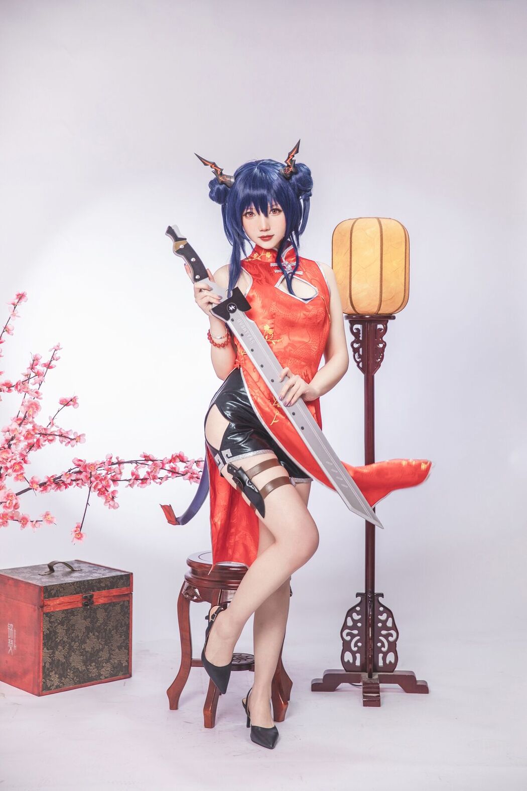 Coser@雪晴Astra – 明日方舟 陈 旗袍