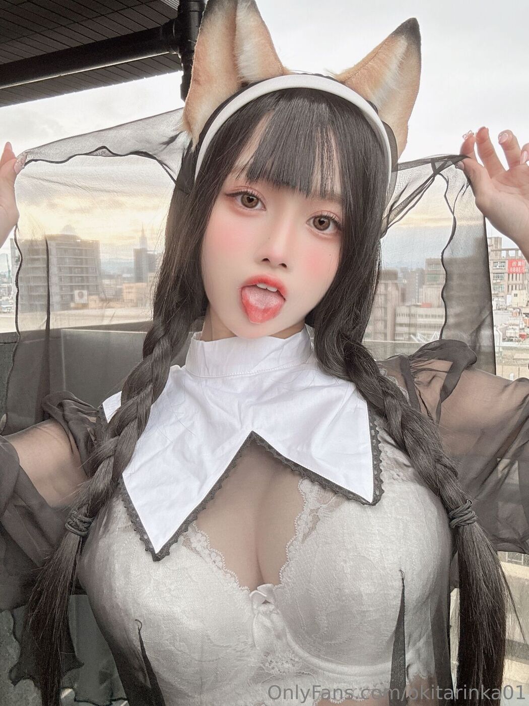 Coser@沖田凜花Rinka – Nun Fox