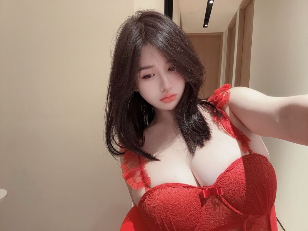 Coser@阿色 – 半腿红丝