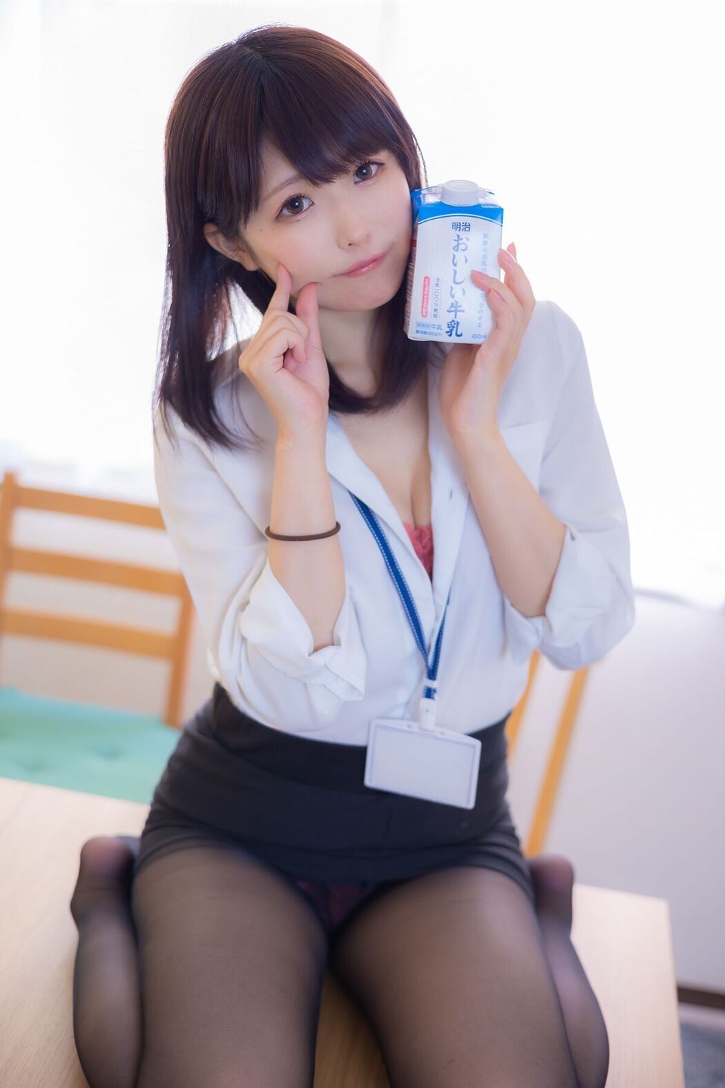 Coser@毎日眠たい 毎眠かのん – 黑丝OL Part2