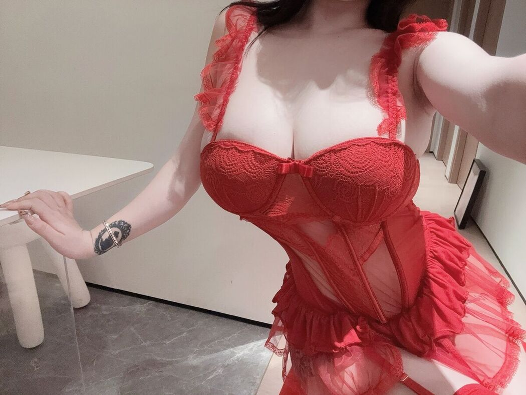Coser@阿色 – 半腿红丝