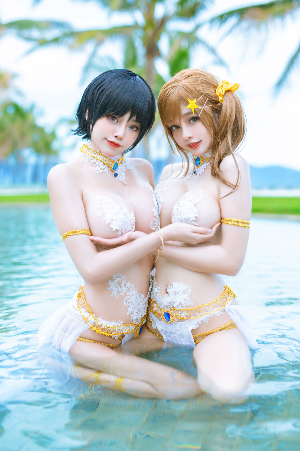 Coser@Azami And Byoru – Martini Dress 美咲 And 渚 生或死