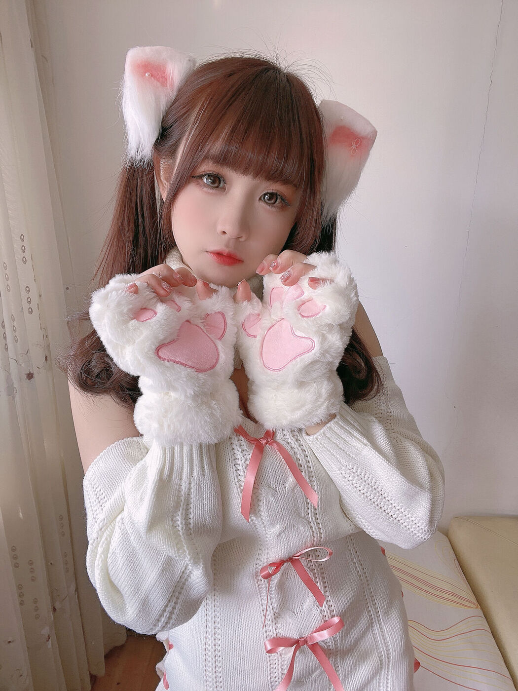 Coser@miko酱ww &#8211; mikoの白丝03 Part3