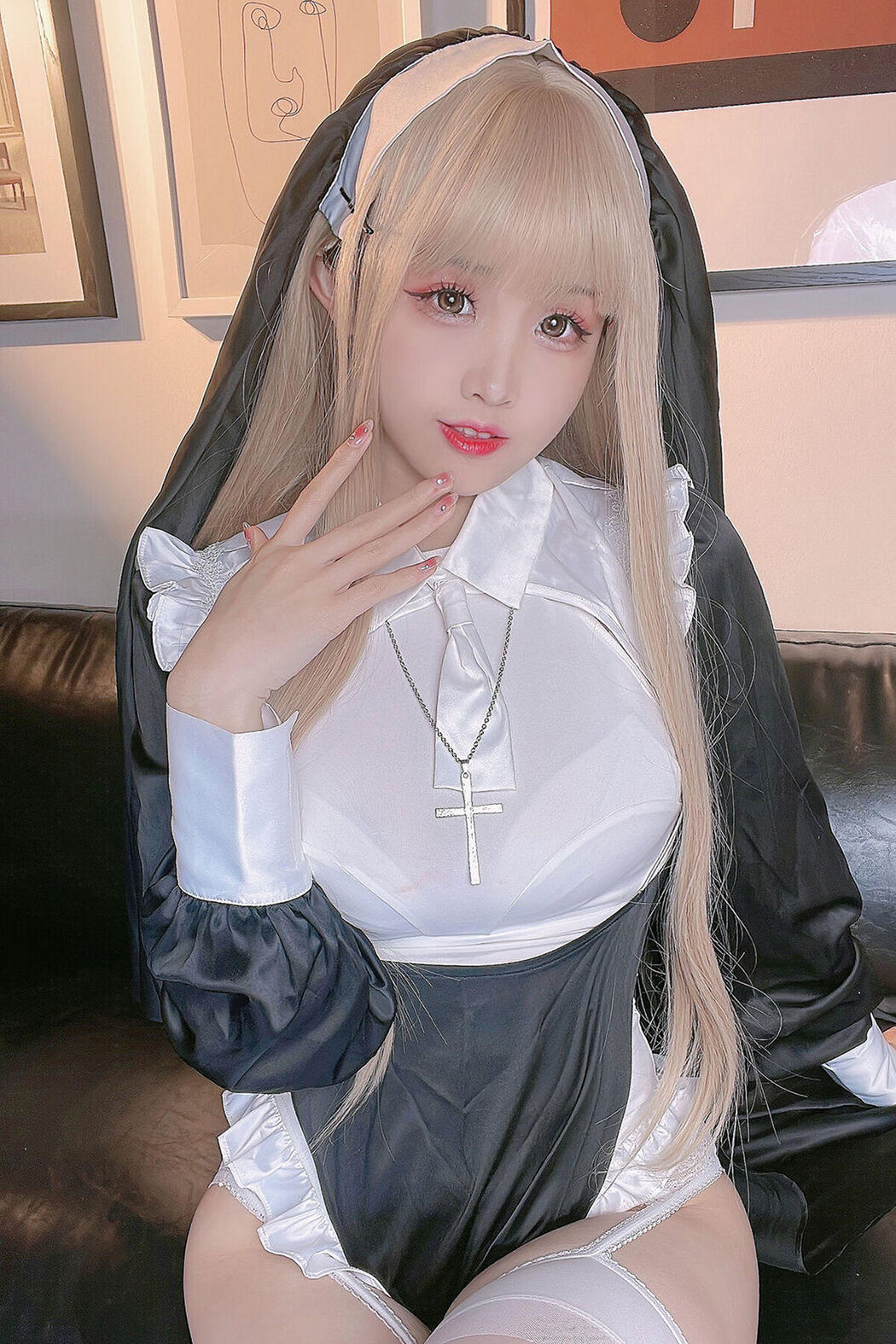 Coser@miko酱ww – mikoの白丝01 Part5 Cover Photo