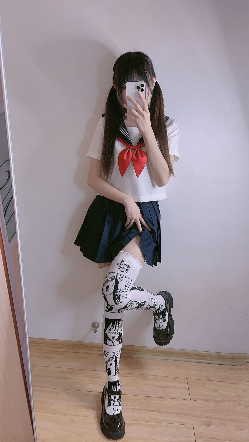 Coser@miko酱ww &#8211; mikoの白丝01 Part3