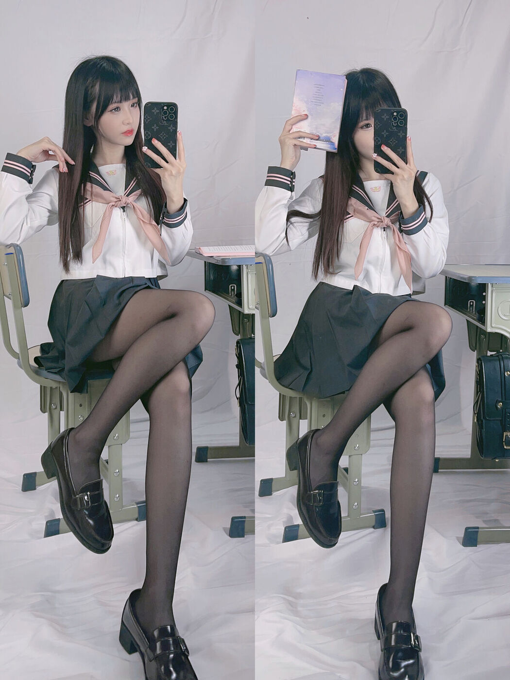 Coser@miko酱ww – mikoの黑丝02 Part1