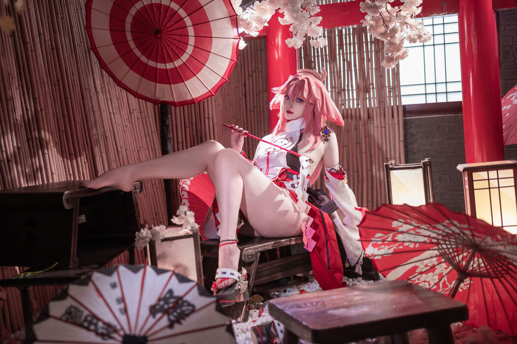 Coser@Natsuko夏夏子 &#8211; 最新作品 八重神子 Part1