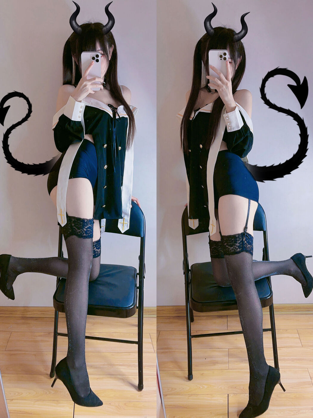 Coser@miko酱ww &#8211; mikoの黑丝04 Part3