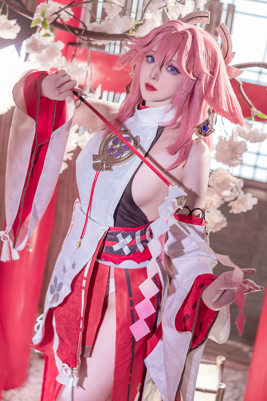 Coser@Natsuko夏夏子 – 最新作品 八重神子 Part1 Cover Photo