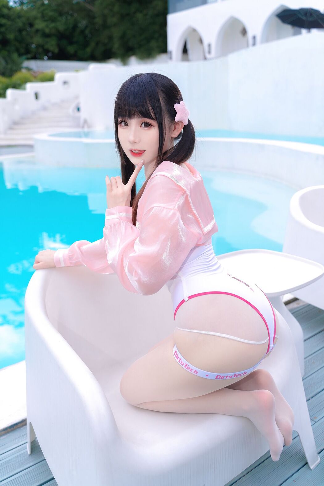 Coser@miko酱ww – 粉白海月姬