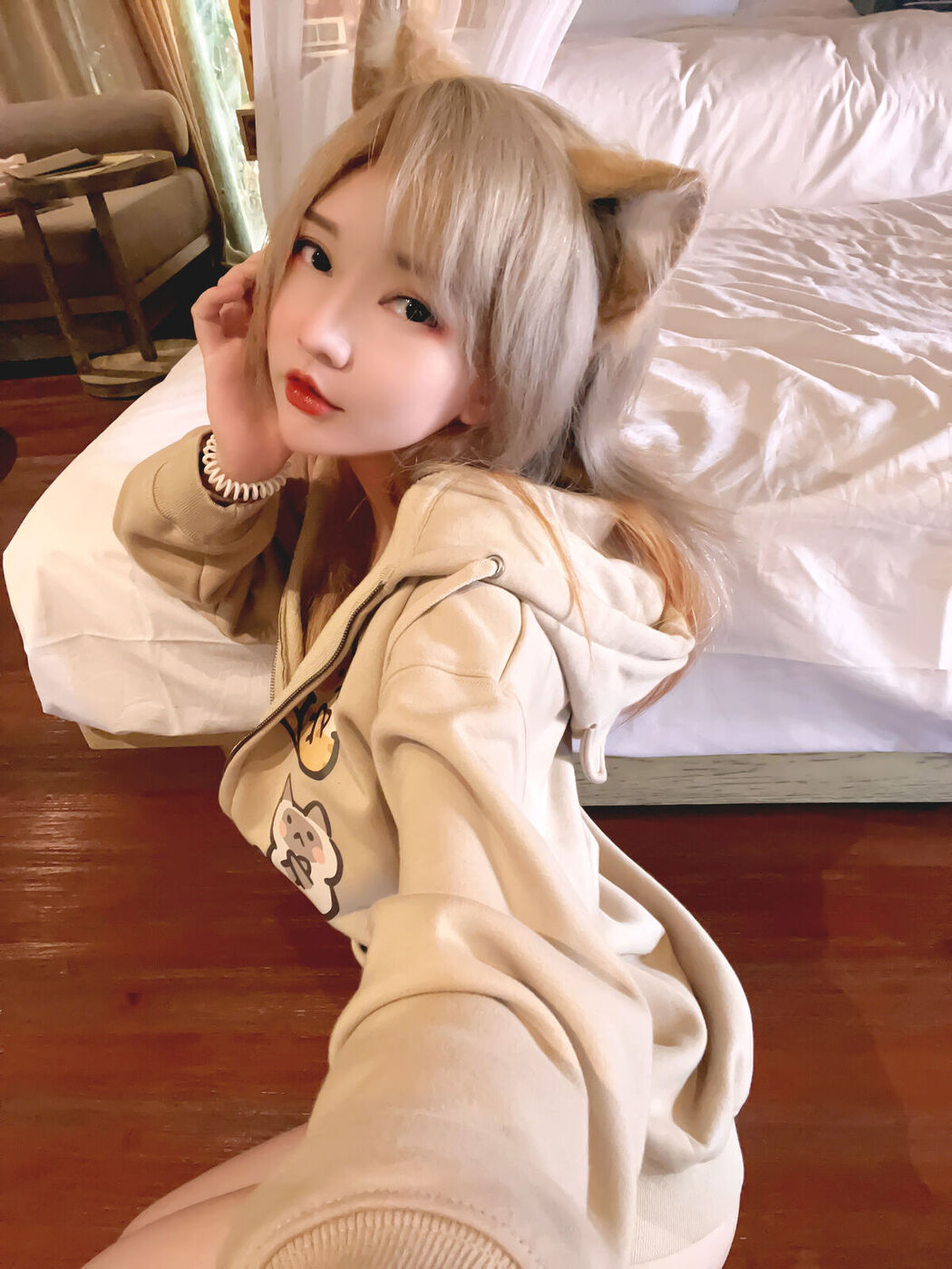 Coser@Potato Godzilla &#8211; Casual Blonde Neko Chan M4sturbation Nsfw