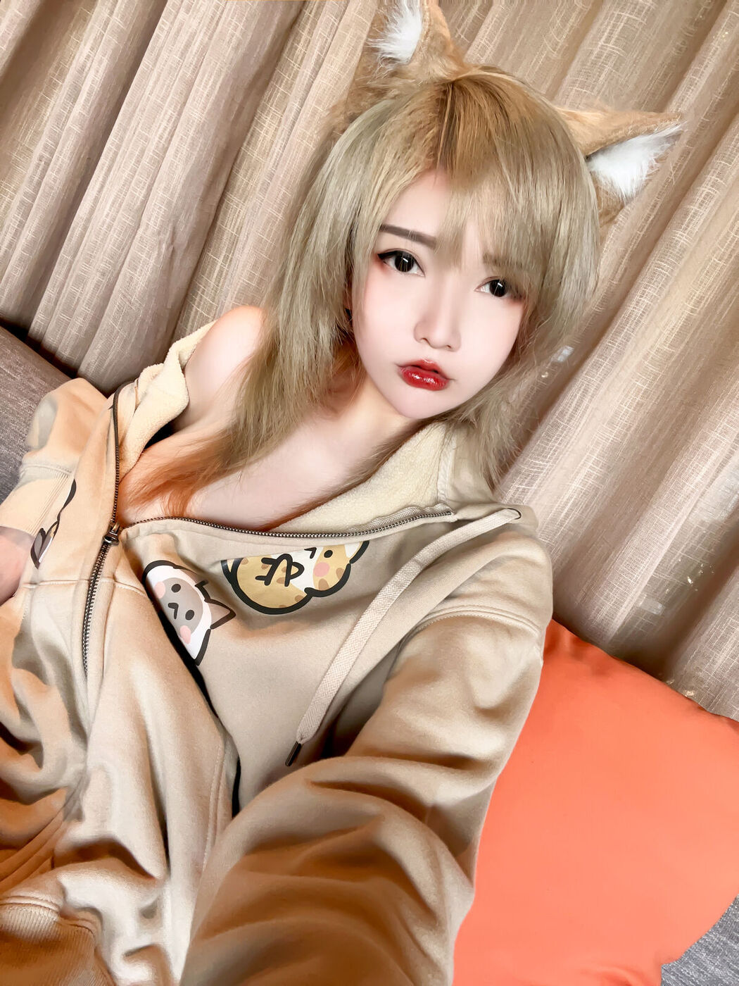 Coser@Potato Godzilla &#8211; Casual Blonde Neko Chan M4sturbation Nsfw