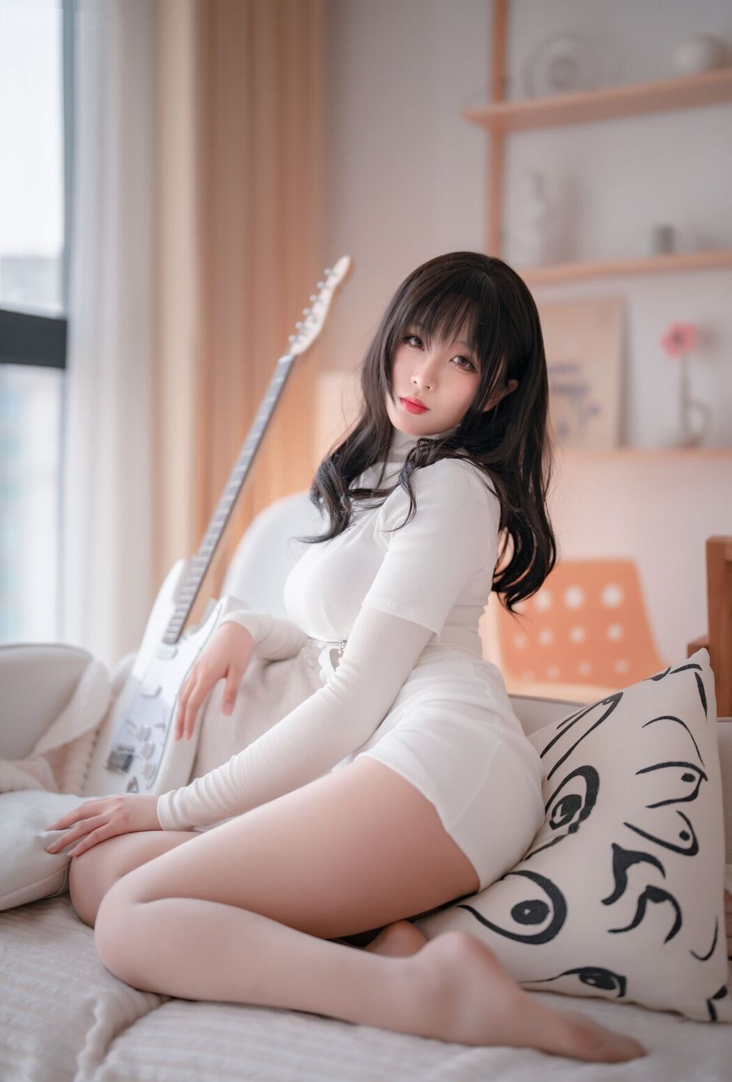 Coser@轩萧学姐 – 吉他妹妹肉丝 Ukelele Sister