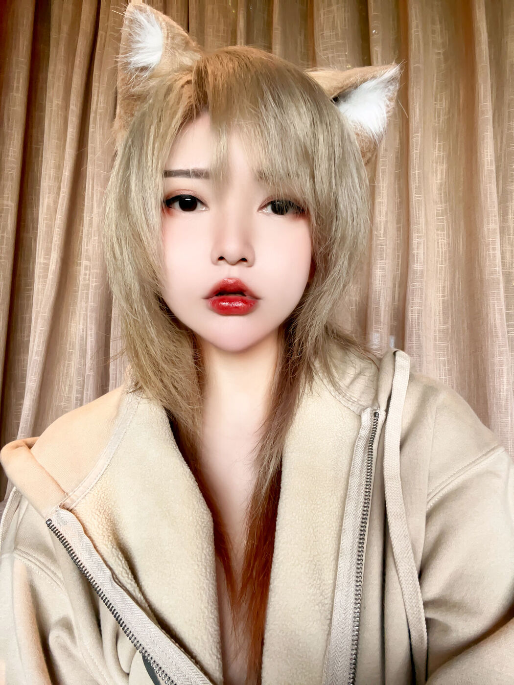 Coser@Potato Godzilla &#8211; Casual Blonde Neko Chan M4sturbation Nsfw