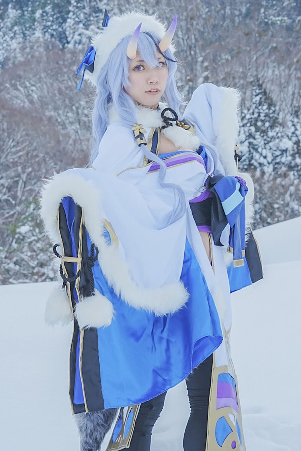 Coser@音琴ひつじ Negoto Hitsuji – 雪鬼草子 Ep.1 Part1 Cover Photo