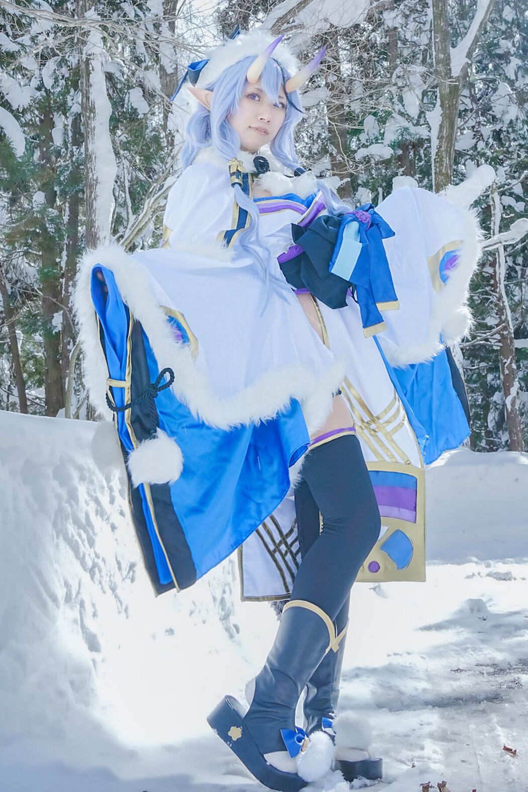 Coser@音琴ひつじ Negoto Hitsuji – 雪鬼草子 Ep.1 Part4 Cover Photo
