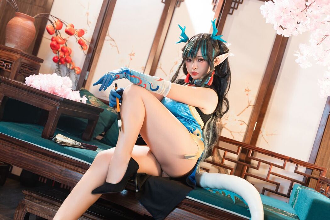 Coser@小和甜酒 – 橙风千雅 年夕旗袍双人御守 Part1