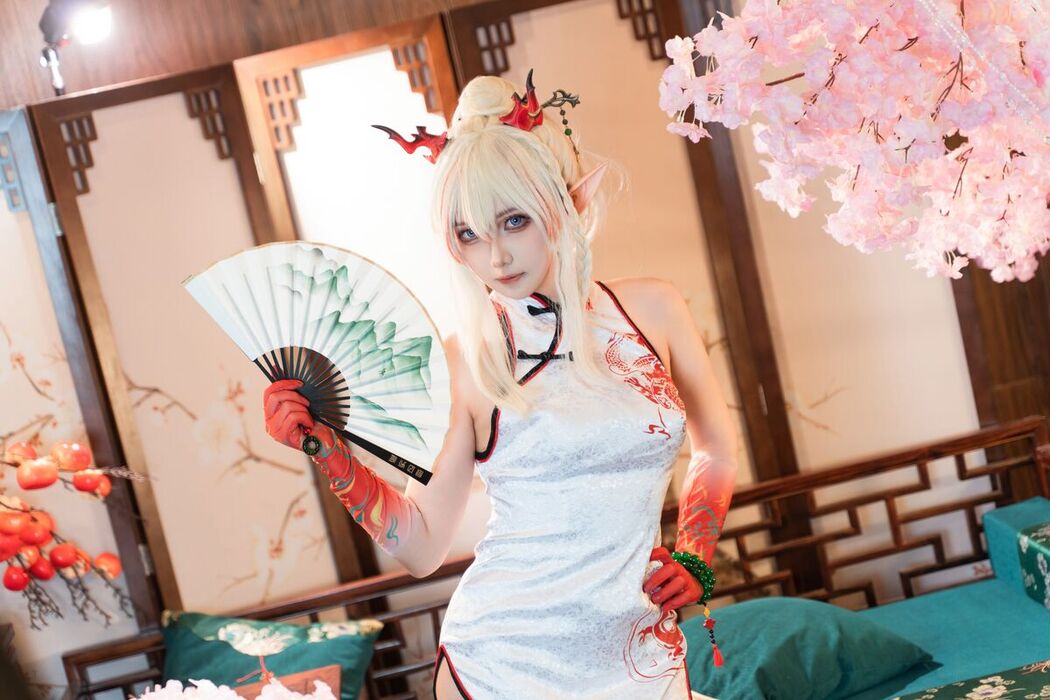 Coser@小和甜酒 – 橙风千雅 年夕旗袍双人御守 Part1