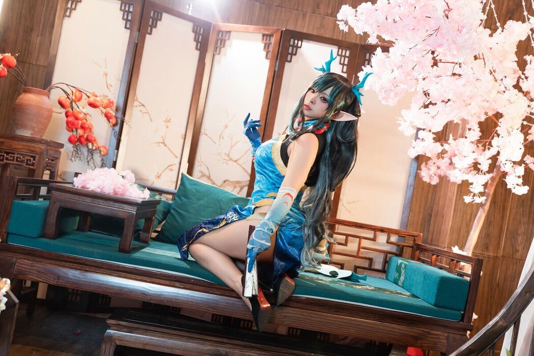 Coser@小和甜酒 – 橙风千雅 年夕旗袍双人御守 Part1