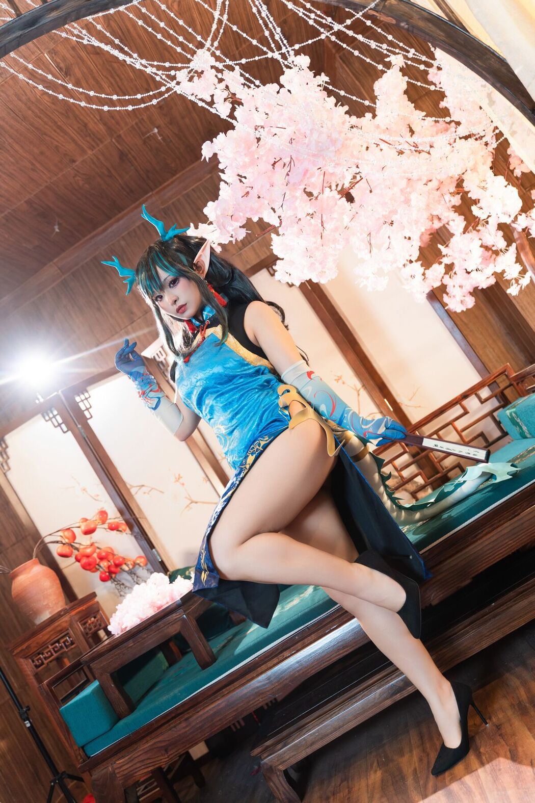 Coser@小和甜酒 – 橙风千雅 年夕旗袍双人御守 Part1