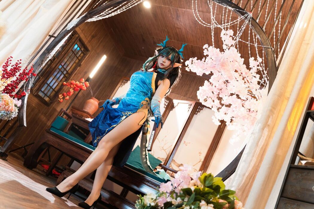 Coser@小和甜酒 – 橙风千雅 年夕旗袍双人御守 Part1