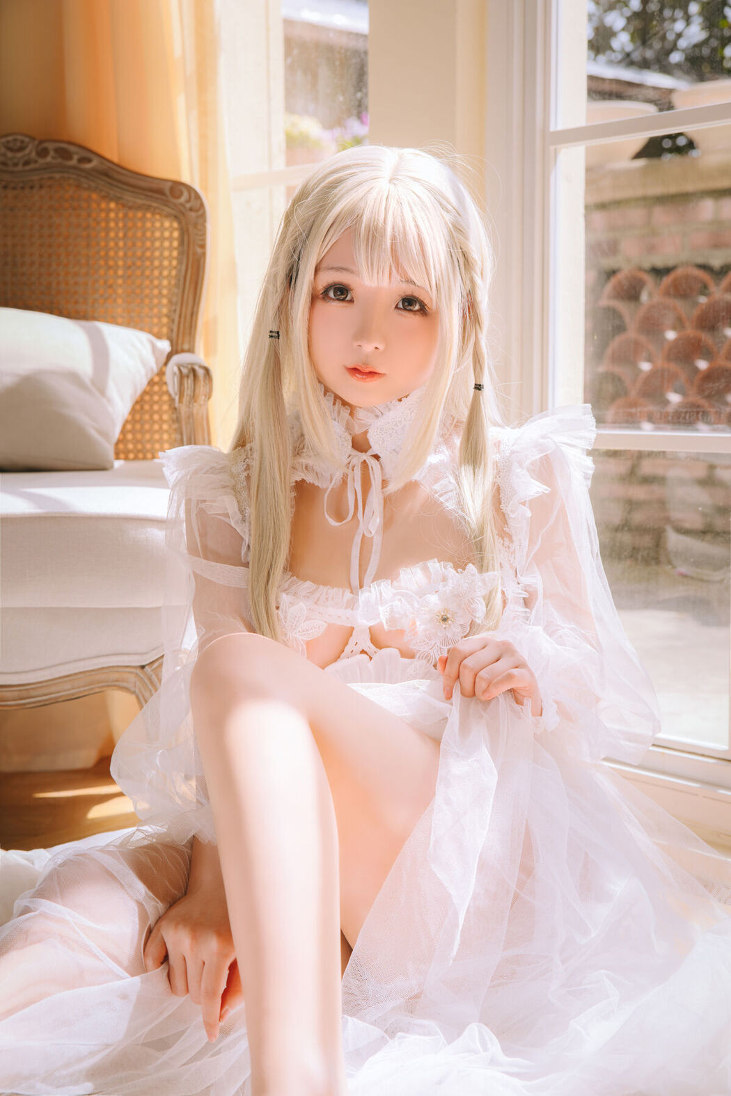 Coser@日奈娇 – 白纱衣 Part1