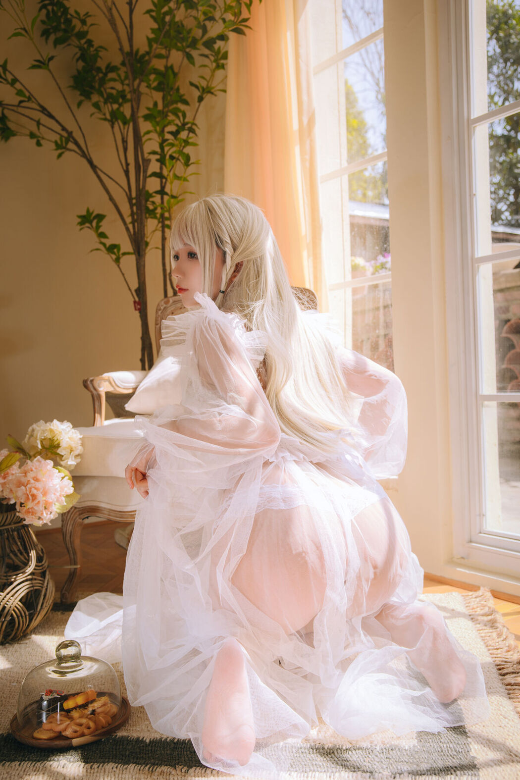 Coser@日奈娇 – 白纱衣 Part1