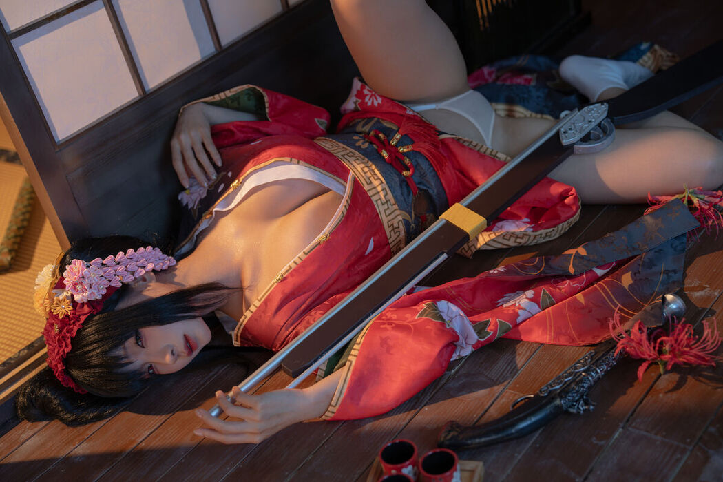 Coser@蠢沫沫 – 狂三和服cos Part2