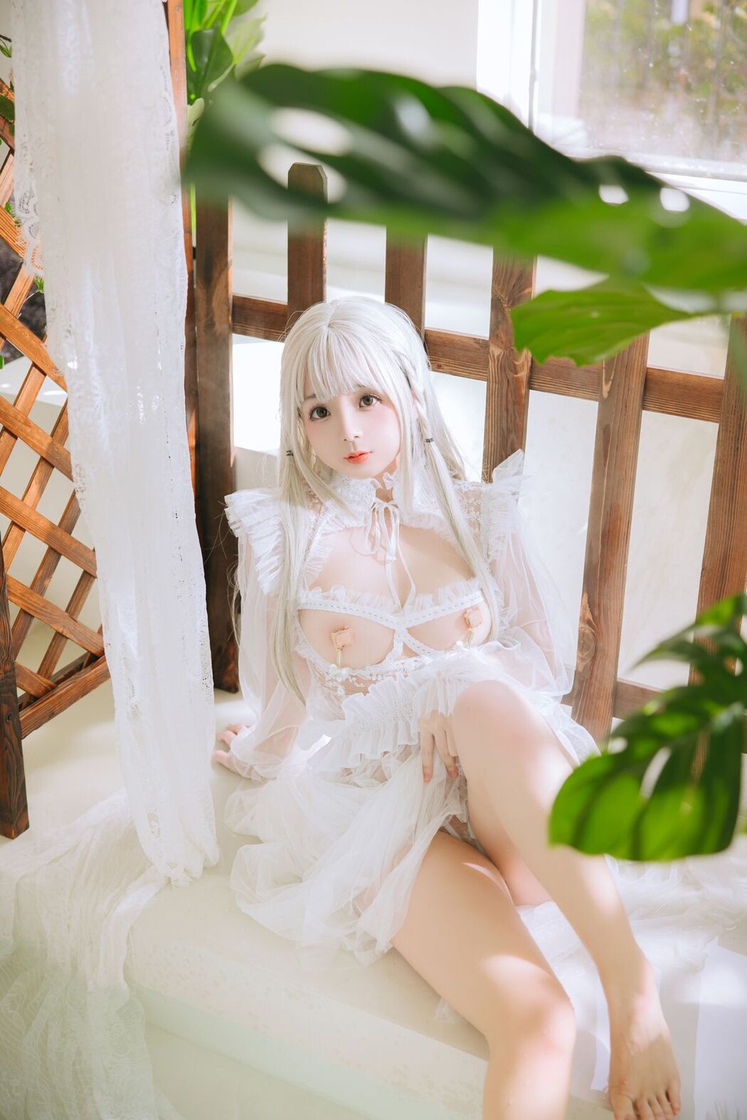 Coser@日奈娇 – 白纱衣 Part1