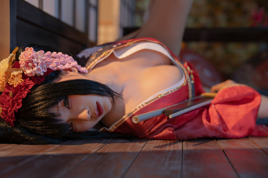 Coser@蠢沫沫 – 狂三和服cos Part2
