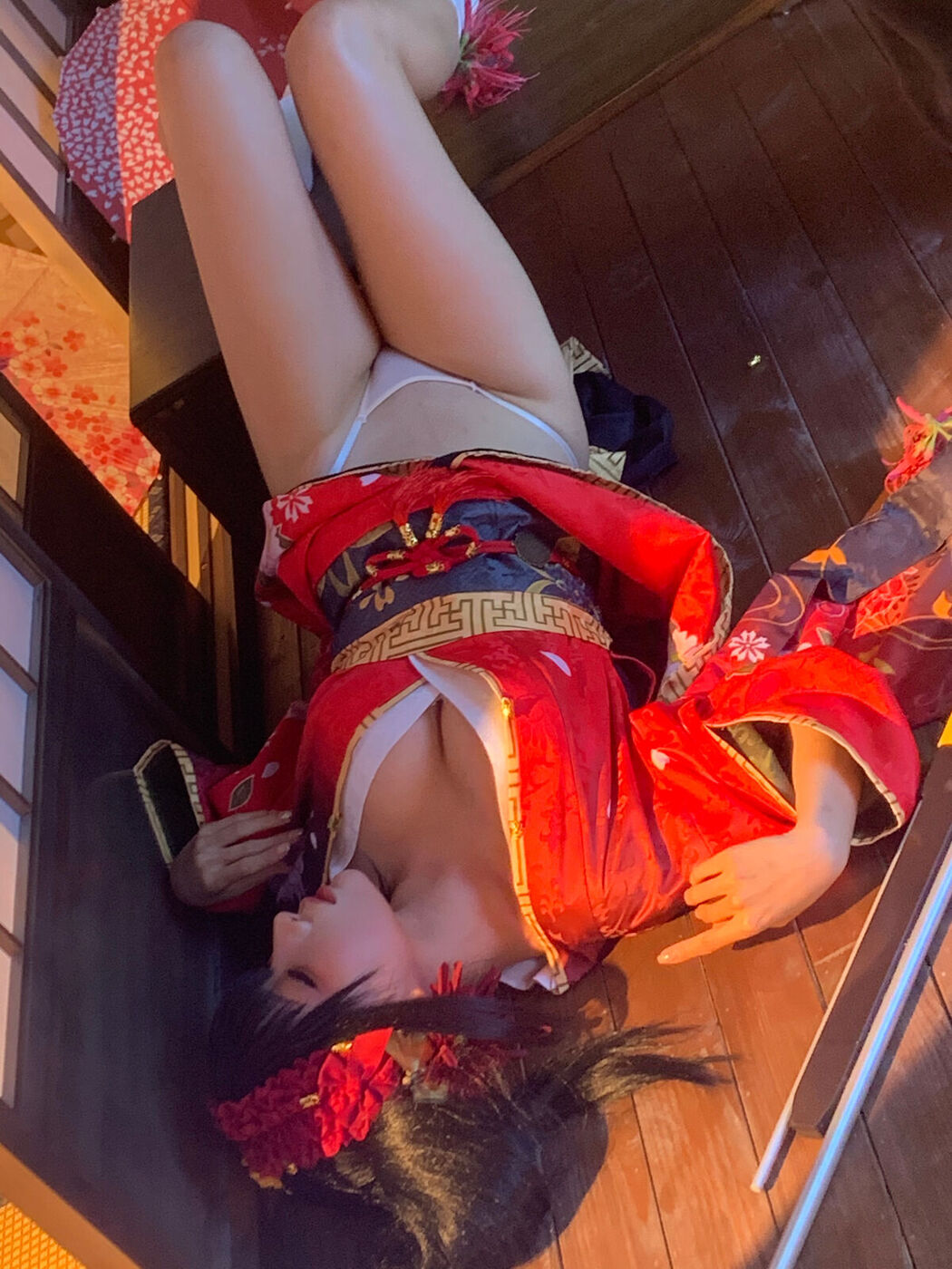 Coser@蠢沫沫 – 狂三和服cos Part5