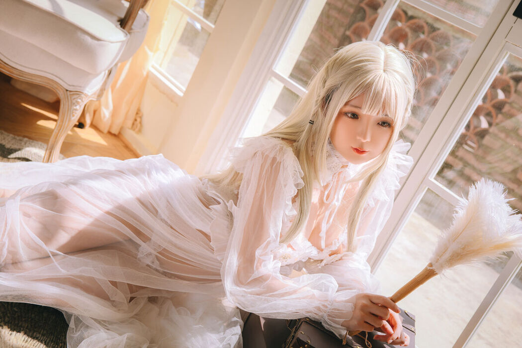 Coser@日奈娇 – 白纱衣 Part1