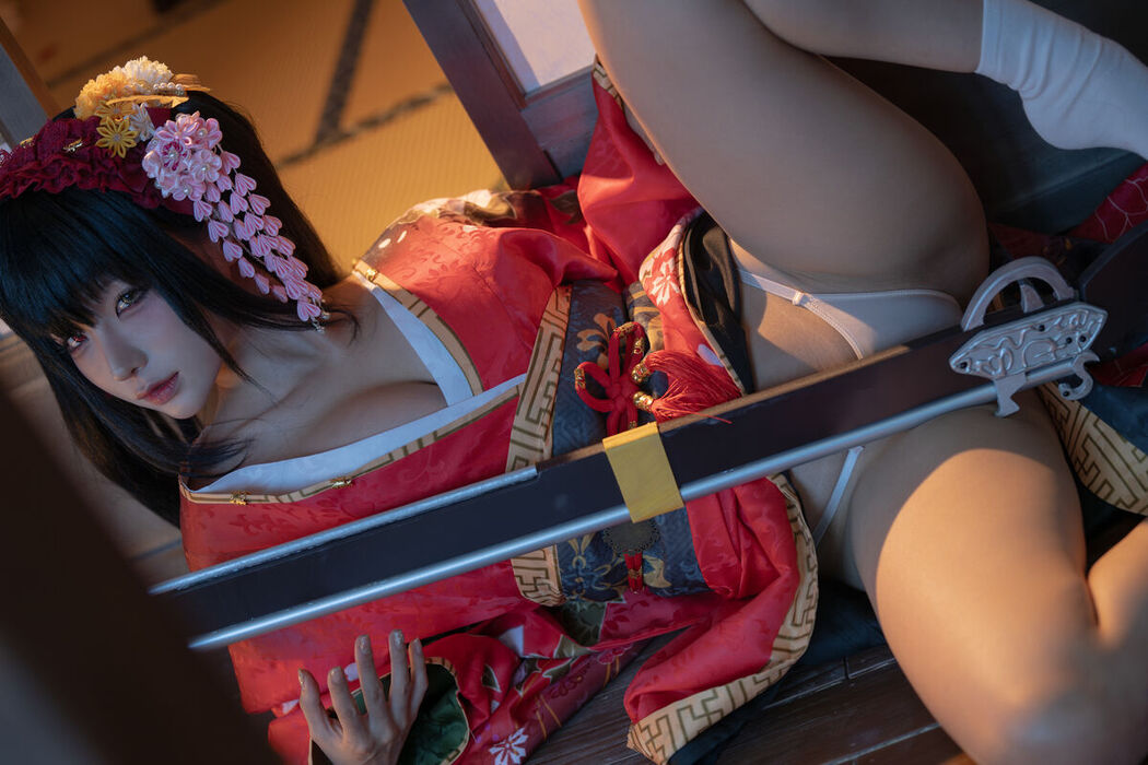 Coser@蠢沫沫 – 狂三和服cos Part2
