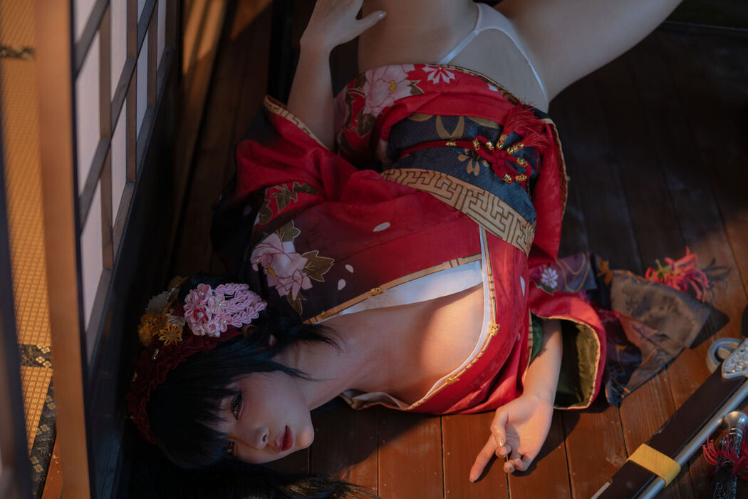 Coser@蠢沫沫 – 狂三和服cos Part2