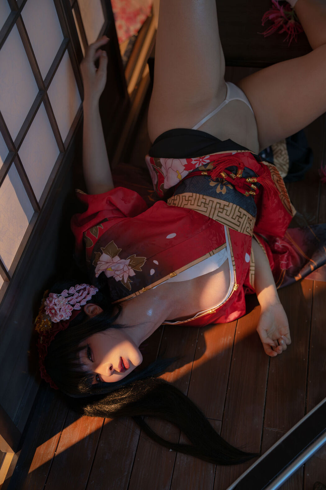 Coser@蠢沫沫 – 狂三和服cos Part2