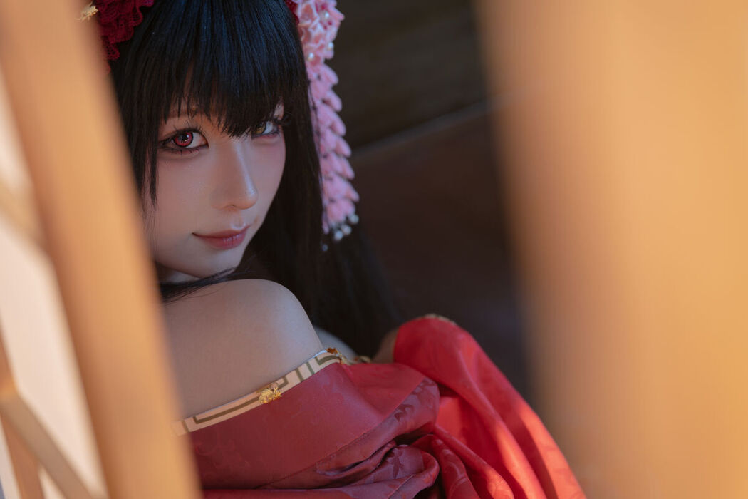 Coser@蠢沫沫 – 狂三和服cos Part2