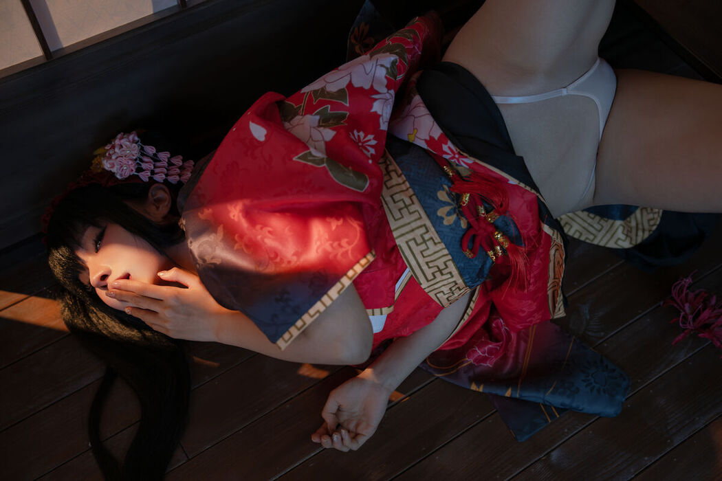 Coser@蠢沫沫 – 狂三和服cos Part2