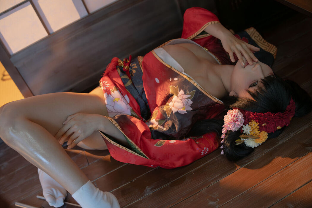 Coser@蠢沫沫 – 狂三和服cos Part2