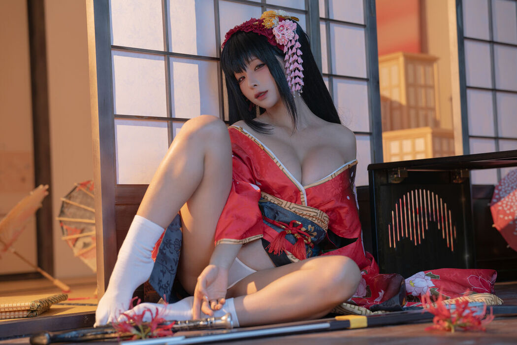 Coser@蠢沫沫 – 狂三和服cos Part2