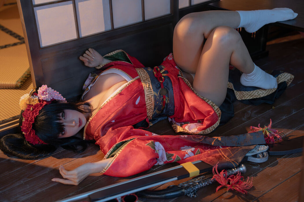 Coser@蠢沫沫 – 狂三和服cos Part2