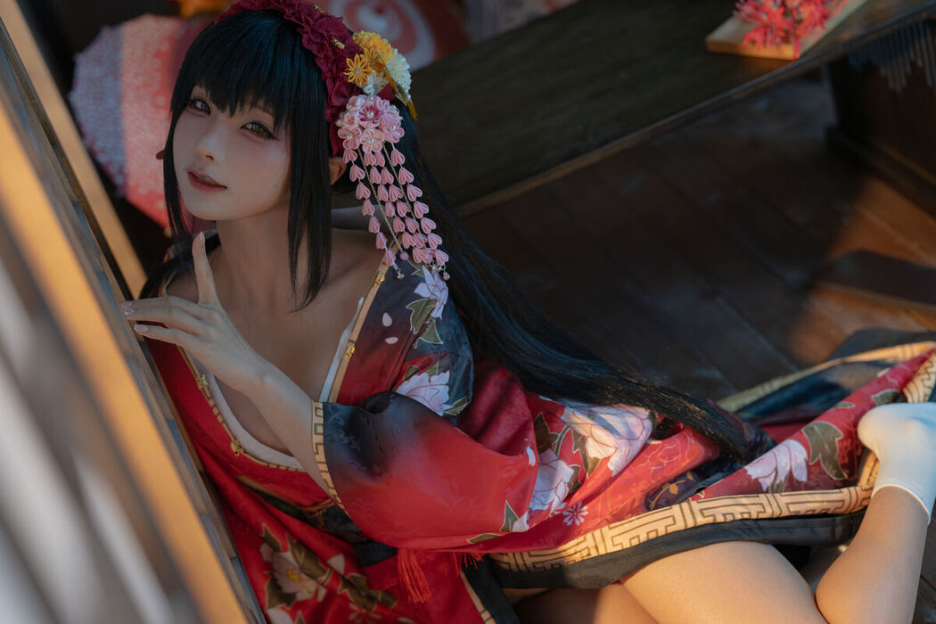 Coser@蠢沫沫 – 狂三和服cos Part2