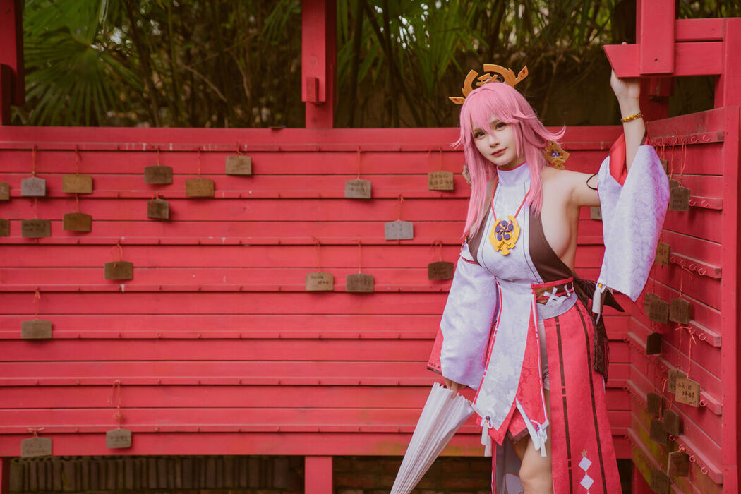 Coser@前羽_rr – 原神 八重神子
