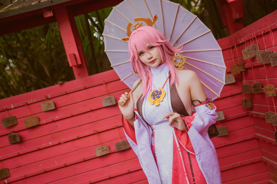 Coser@前羽_rr – 原神 八重神子