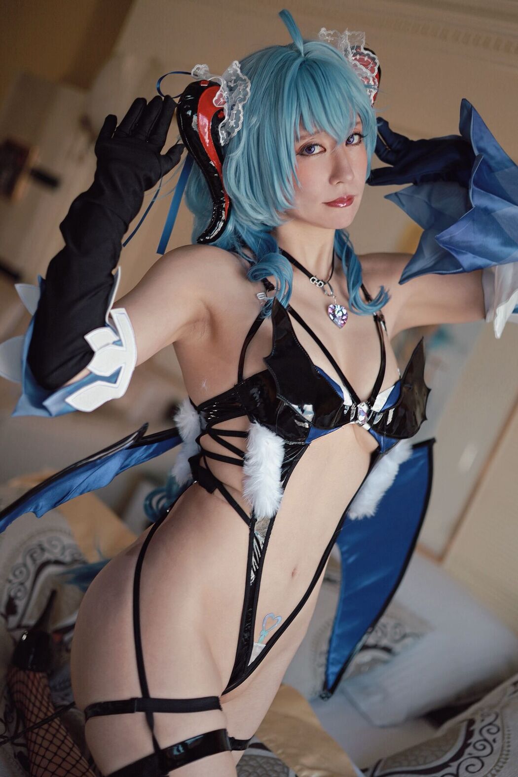 Coser@林檎蜜紀 Ringo Mitsuki – りんごみつき妄想セクションvol.7 クイコミレオタードがきわどすぎて絞り取られるゥ