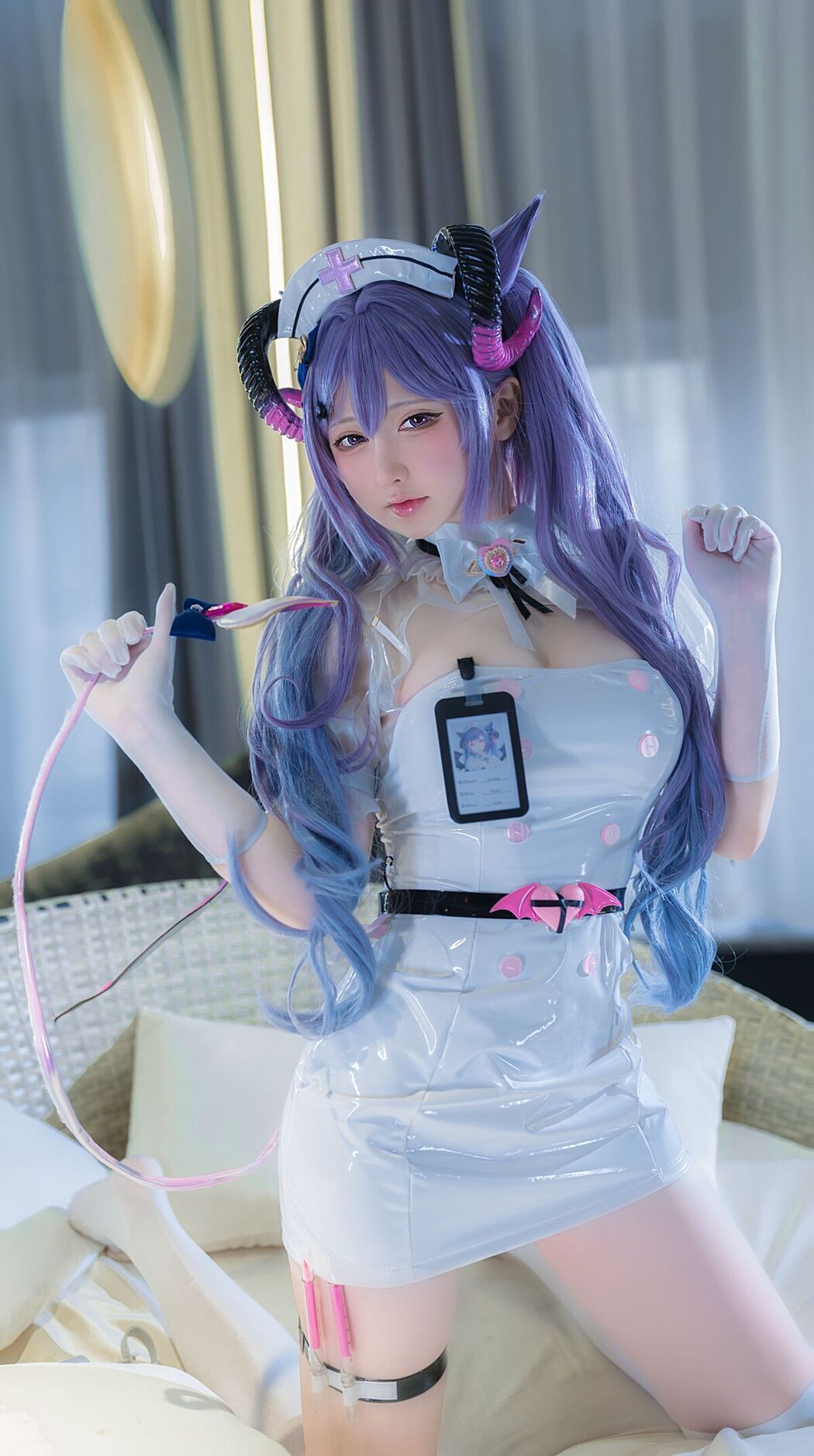 Coser@樱梨梨 – 刻晴魅魔护士