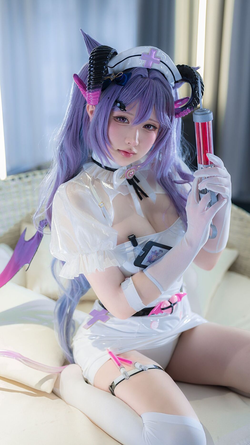 Coser@樱梨梨 – 刻晴魅魔护士